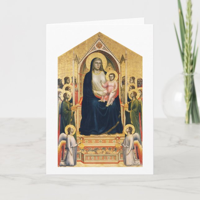 Ognissanti Madonna, Giotto, 1306-1310 Card (Front)
