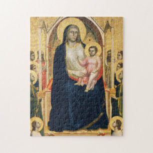 Ognissanti Madonna, Giotto, 1306-1310 Jigsaw Puzzle