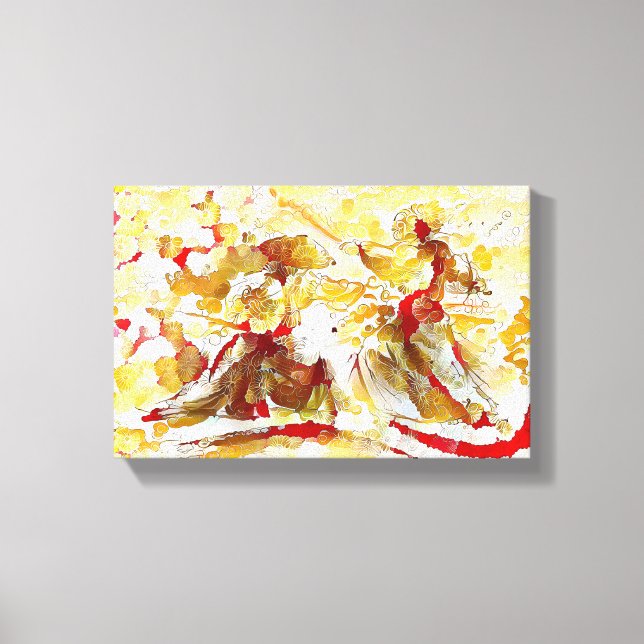 Ogonshoku Ikkiuchi by NFT Artisans Canvas Print (Front)