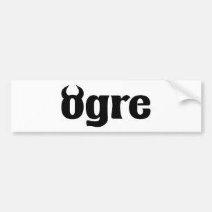 Ogre Bumper Sticker