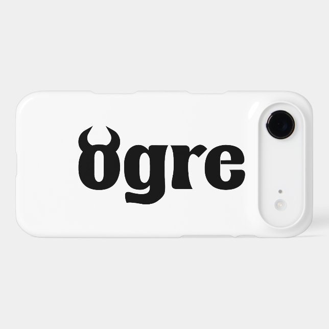 Ogre Case-Mate iPhone Case (Back (Horizontal))