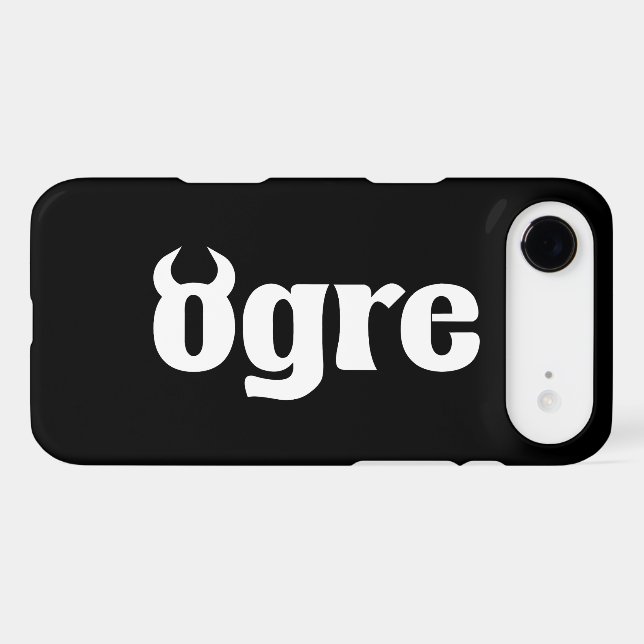Ogre Case-Mate iPhone Case (Back (Horizontal))