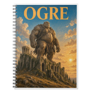 Ogre, Gothic Fantasy Monster Notebook