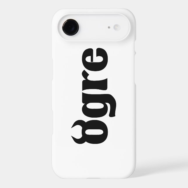 Ogre Iphone Case (Back)