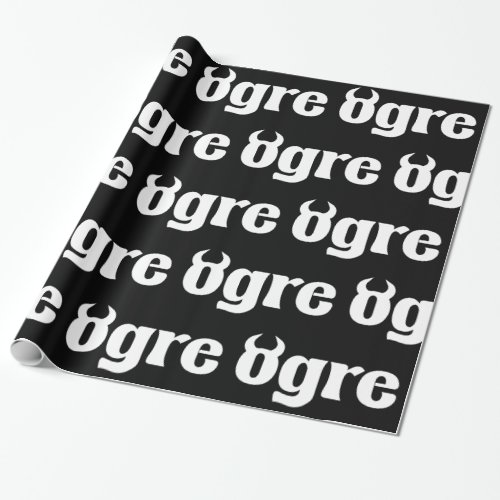 Ogre Wrapping Paper