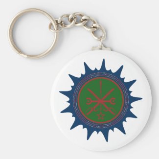 Ogum de Nagô Keychain