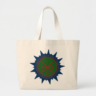 Ogum de Nagô Large Tote Bag