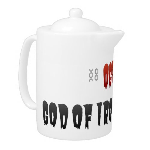 Ogun God Of Iron And War Teapot