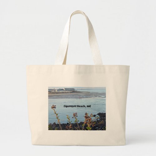 Ogunquit Beach Maine Large Tote Bag