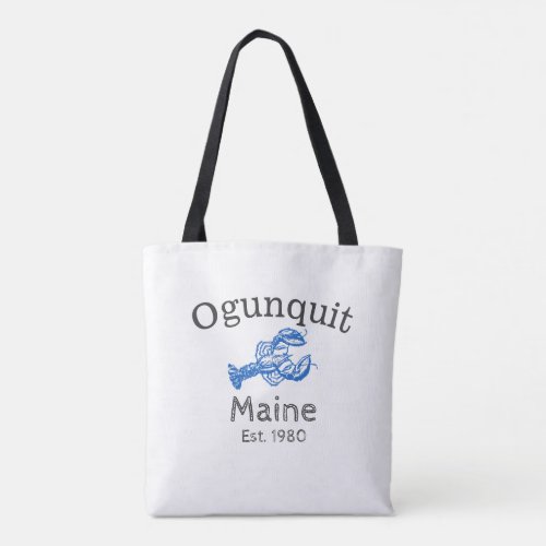 Ogunquit Maine Lobster Tote Bag