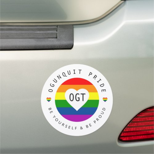 Ogunquit Pride Car Magnet