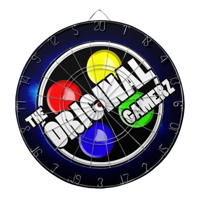 OGz Dartboard With Darts (Front)