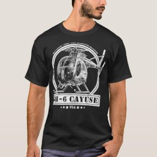 OH6 Loach Cayuse Helicopter T-Shirt