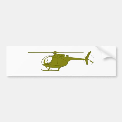OH_6A Observation Helicopter Bumper Sticker
