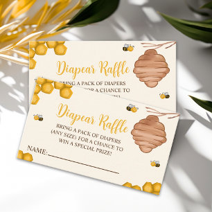 Oh Babee -Bee Baby Shower Gender Neutral Enclosure Card