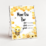 Oh Babee Bee Baby Shower Mom Osa Bar Poster<br><div class="desc">Make your event special with this Bee Baby Shower with our cute and lovely printable Mom Osa Bar Sign featuring adorable Sunflower Baby Shower theme. Download,  personalize,  and create lasting memories with this perfect touch for your joyous celebration!

BS1002</div>