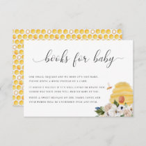 Oh Babee Yellow Bee Floral Books For Baby Card
