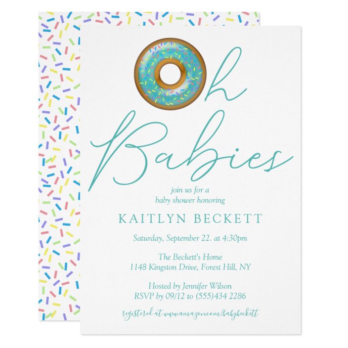 twin invitations