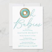 Oh Babies Donut-Kuchenaufsatz – Geschlechtsoffenbarung, Zwillinge, Donut Mottoparty Deko, Foto-Requisite