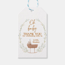 Oh Baby, Baby Shower, Baby shower Favors, Gift Tag