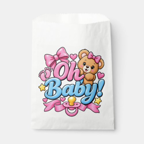 Oh Baby! Baby Shower Celebration Design Favor Bag