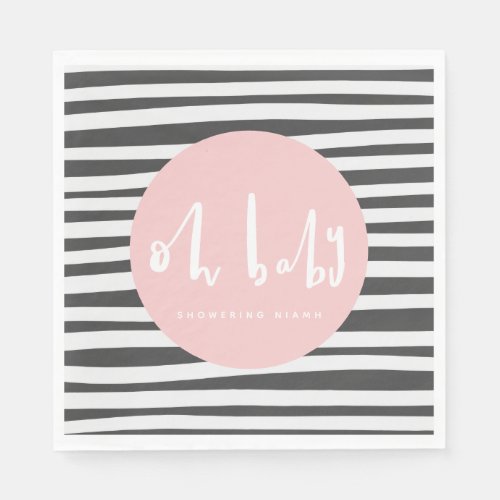 Oh Baby baby shower Napkins
