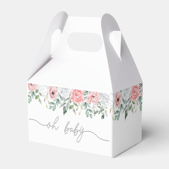 OH BABY, BABY SHOWER PARTY SUPPLIES NAPKINS PAPER  FAVOR BOXES (Front Side)
