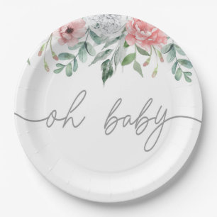 OH BABY, BABY SHOWER PARTY SUPPLIES NAPKINS PAPER PLATES