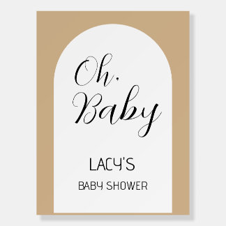 Oh Baby - Baby Shower Welcome Board