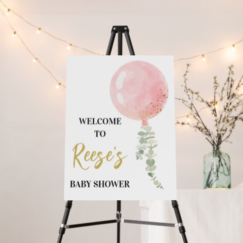 Oh Baby Baby Shower Welcome Sign