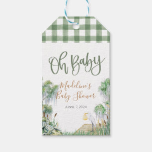 Oh Baby Bayou Swamp Baby Shower Gift Tags
