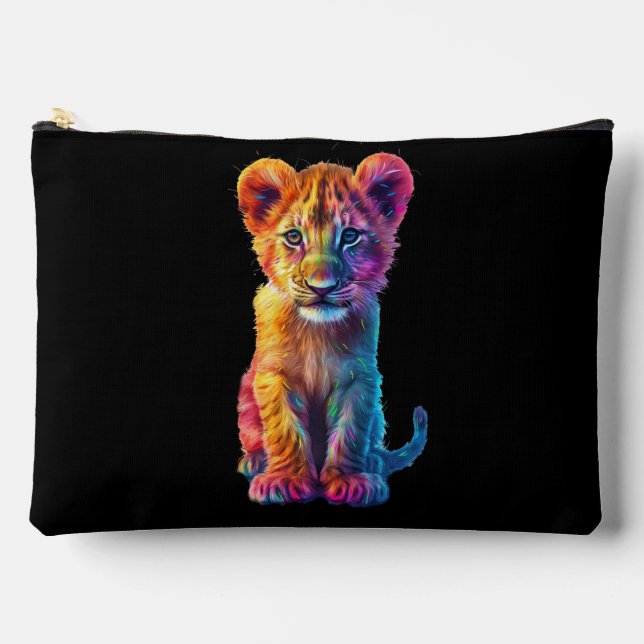 Oh Baby Big Cat Cub  Accessory Pouch (Front)