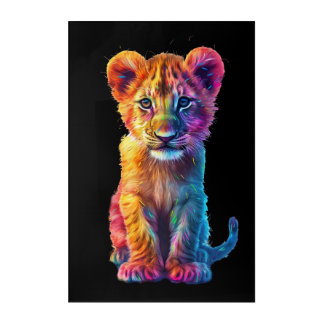 Oh Baby Big Cat Cub Acrylic Print