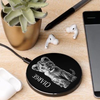 Oh Baby Big Cat Cub Charge Wireless Charger