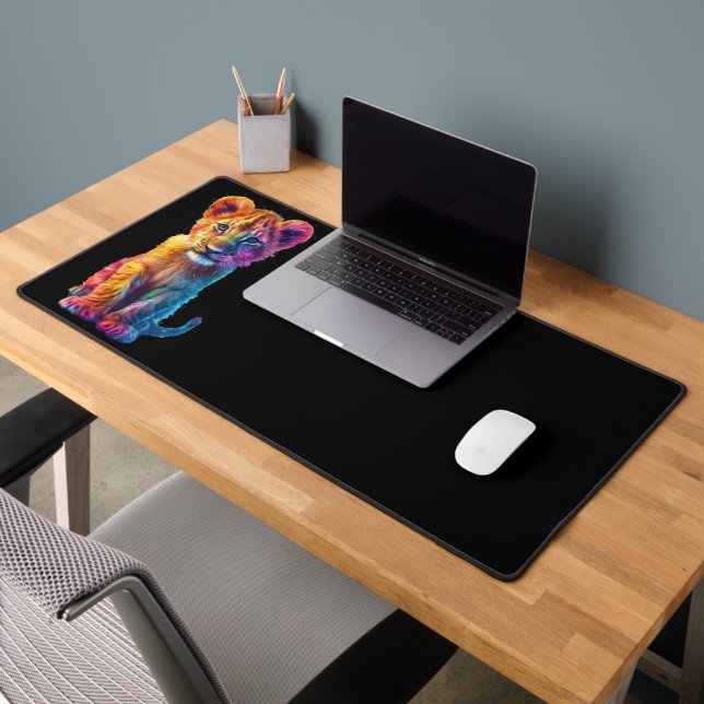 Oh Baby Big Cat Cub  Desk Mat (Office 2)