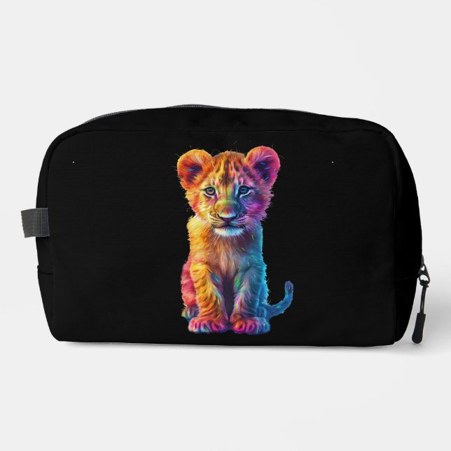 Oh Baby Big Cat Cub  Dopp Kit (Front)