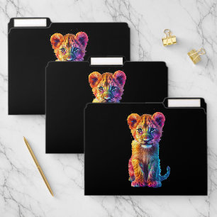Oh Baby Big Cat Cub File Folder