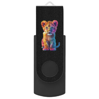 Oh Baby Big Cat Cub Flash Drive