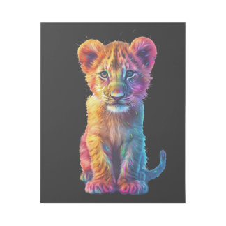 Oh Baby Big Cat Cub Gallery Wrap