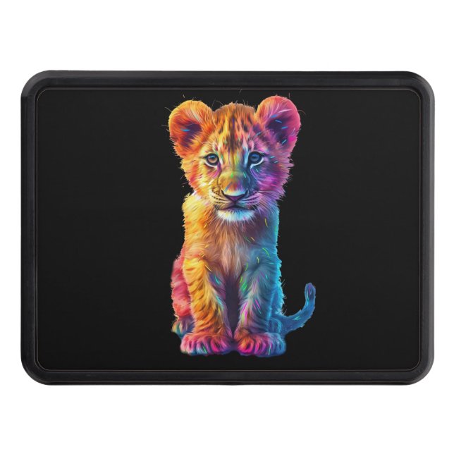 Oh Baby Big Cat Cub  Hitch Cover (Front)