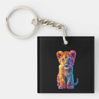 Oh Baby Big Cat Cub Keychain