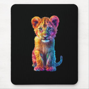 Oh Baby Big Cat Cub Mouse Pad