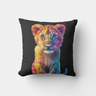 Oh Baby Big Cat Cub Outdoor Pillow