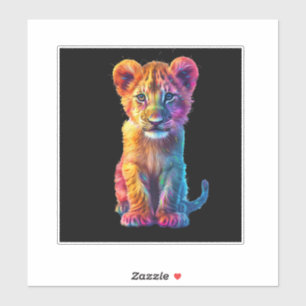 Oh Baby Big Cat Cub Sticker
