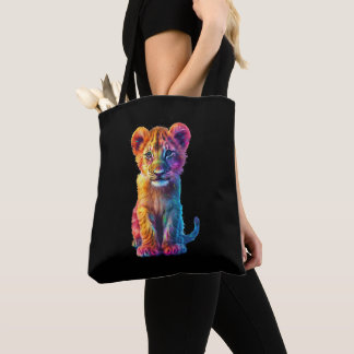Oh Baby Big Cat Cub  Tote Bag