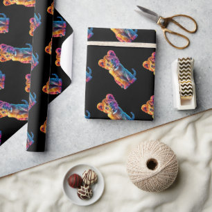 Oh Baby Big Cat Cub  Wrapping Paper