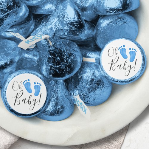 Oh Baby Blue Feet Baby Shower 