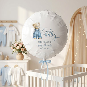 Oh Baby Blue Jean Baby Denim Baby Shower Balloon