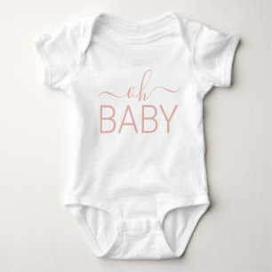 Oh Baby Bodysuit, Baby Shower Gift Bodysuit