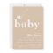 Oh Baby Boho Simple Heart Baby Shower 